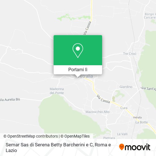 Mappa Semar Sas di Serena Betty Barcherini e C