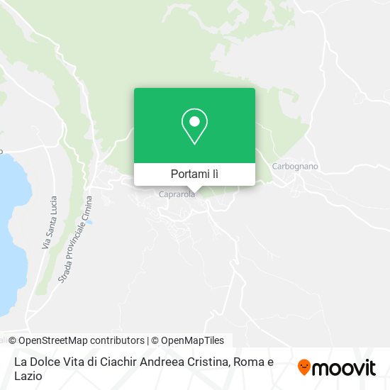 Mappa La Dolce Vita di Ciachir Andreea Cristina