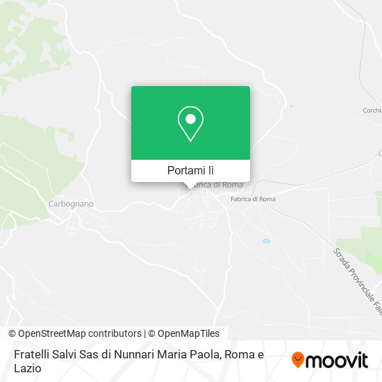 Mappa Fratelli Salvi Sas di Nunnari Maria Paola