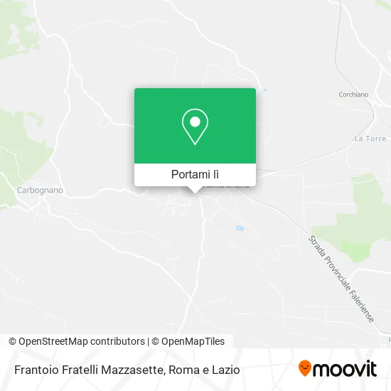 Mappa Frantoio Fratelli Mazzasette