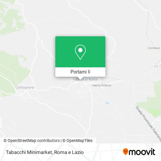 Mappa Tabacchi Minimarket