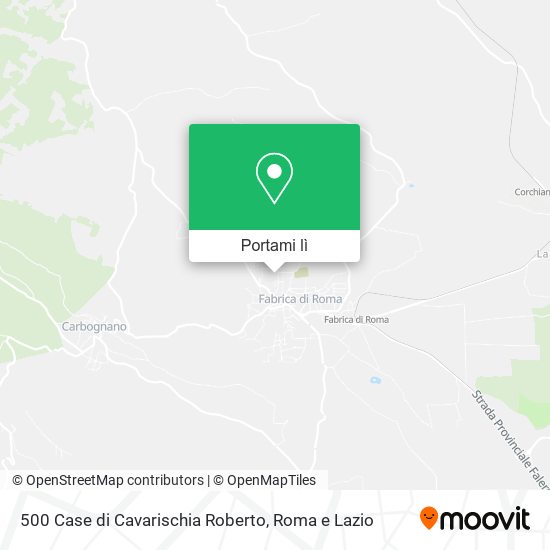 Mappa 500 Case di Cavarischia Roberto