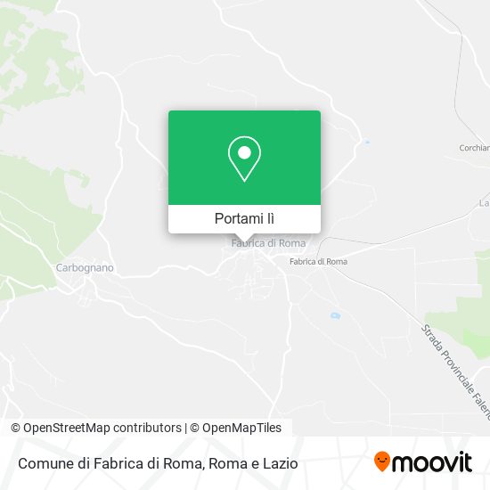 Mappa Comune di Fabrica di Roma