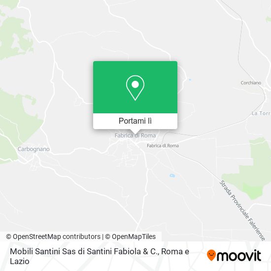 Mappa Mobili Santini Sas di Santini Fabiola & C.