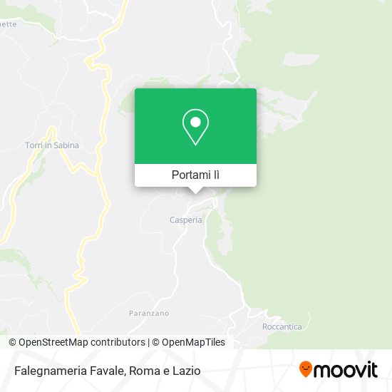 Mappa Falegnameria Favale