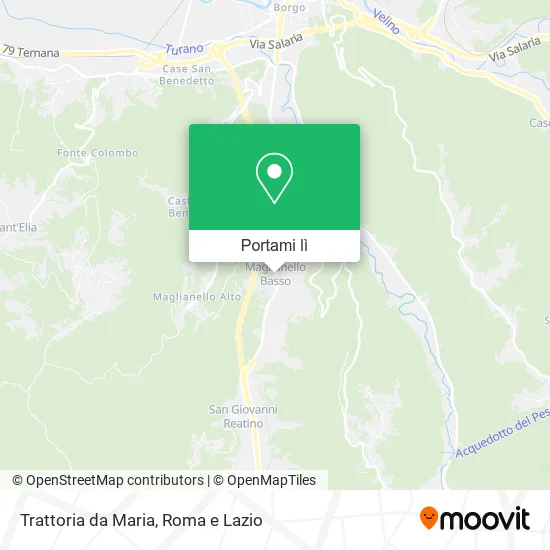 Mappa Trattoria da Maria