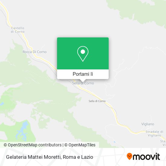 Mappa Gelateria Mattei Moretti