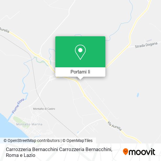 Mappa Carrozzeria Bernacchini Carrozzeria Bernacchini