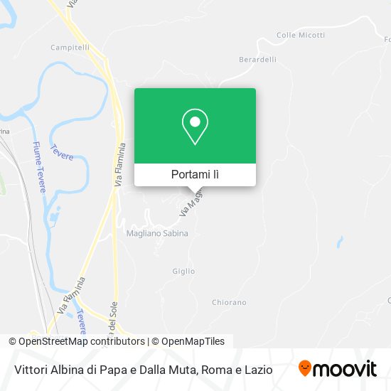 Mappa Vittori Albina di Papa e Dalla Muta