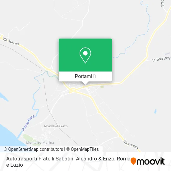 Mappa Autotrasporti Fratelli Sabatini Aleandro & Enzo