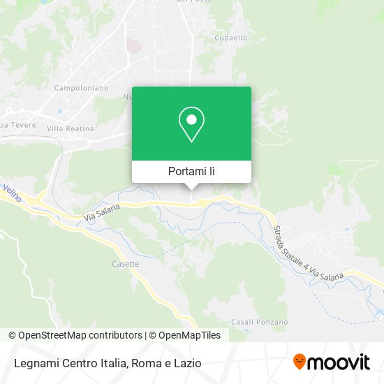 Mappa Legnami Centro Italia