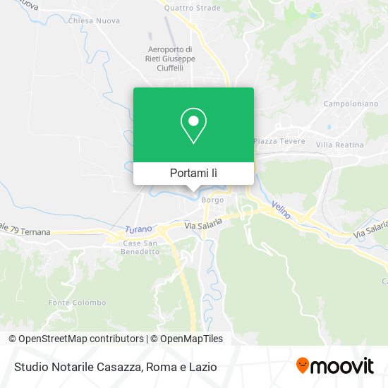 Mappa Studio Notarile Casazza