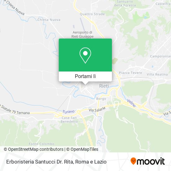 Mappa Erboristeria Santucci Dr. Rita