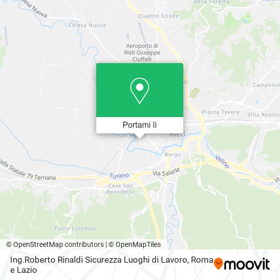 Mappa Ing.Roberto Rinaldi Sicurezza Luoghi di Lavoro