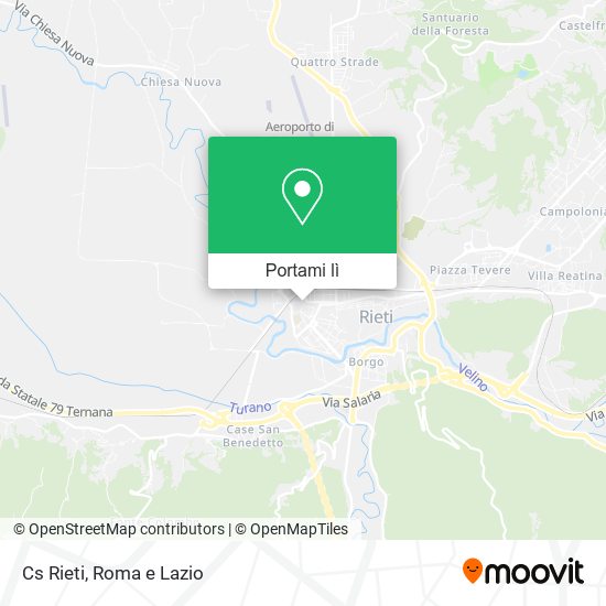 Mappa Cs Rieti