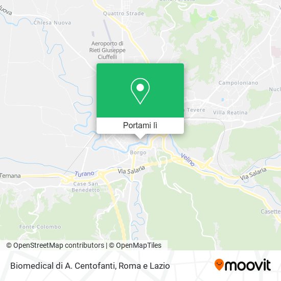 Mappa Biomedical di A. Centofanti