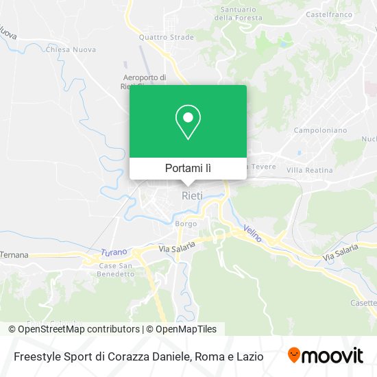 Mappa Freestyle Sport di Corazza Daniele