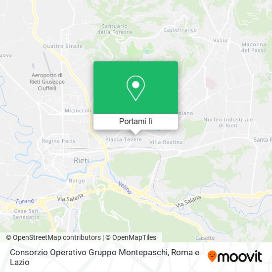 Mappa Consorzio Operativo Gruppo Montepaschi