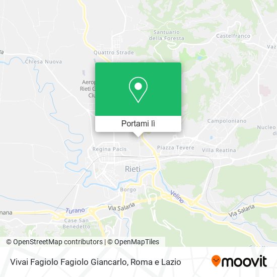 Mappa Vivai Fagiolo Fagiolo Giancarlo