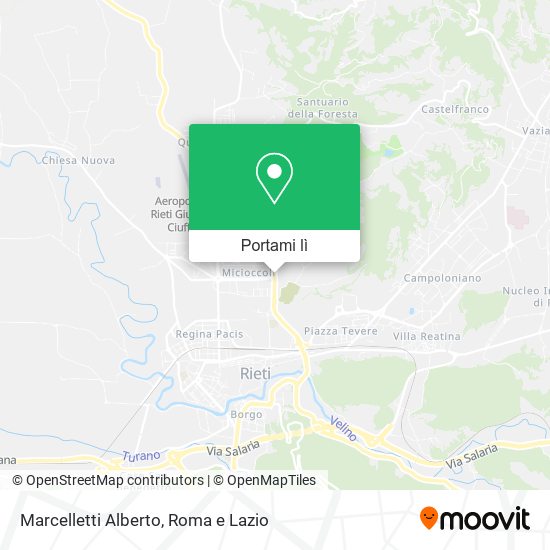 Mappa Marcelletti Alberto
