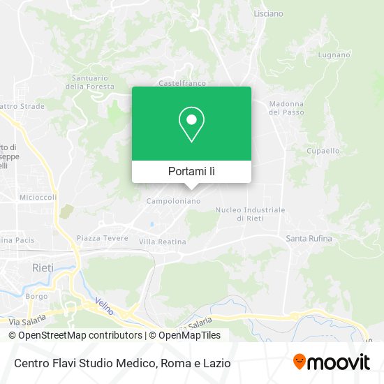 Mappa Centro Flavi Studio Medico