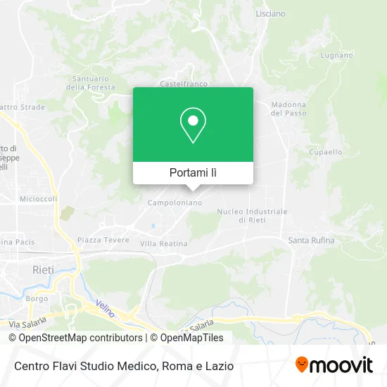 Mappa Centro Flavi Studio Medico