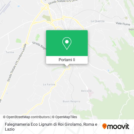 Mappa Falegnameria Eco Lignum di Roi Girolamo