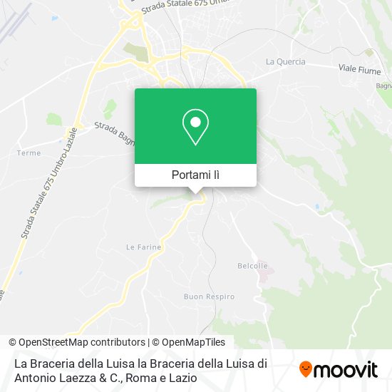 Mappa La Braceria della Luisa la Braceria della Luisa di Antonio Laezza & C.