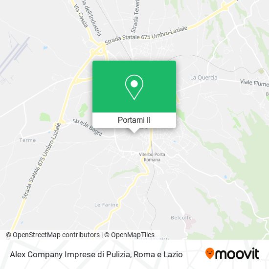 Mappa Alex Company Imprese di Pulizia
