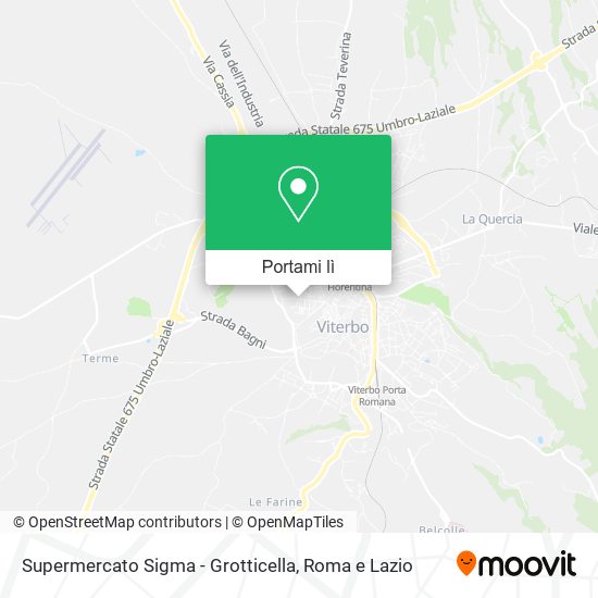 Mappa Supermercato Sigma - Grotticella