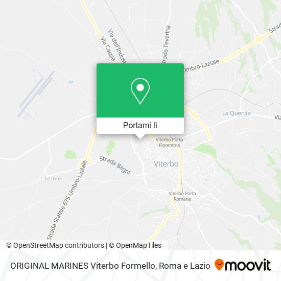Mappa ORIGINAL MARINES Viterbo Formello