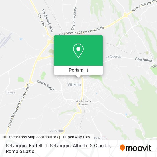 Mappa Selvaggini Fratelli di Selvaggini Alberto & Claudio