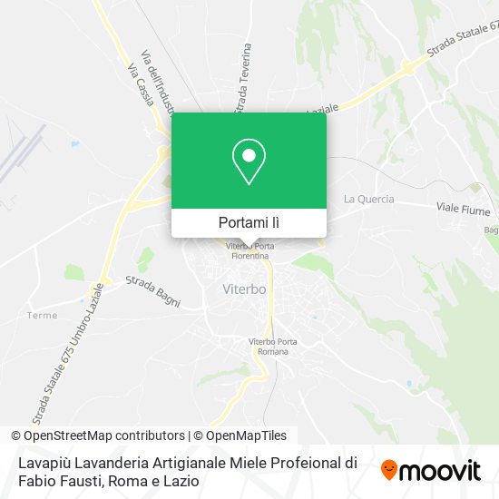 Mappa Lavapiù Lavanderia Artigianale Miele Profeional di Fabio Fausti