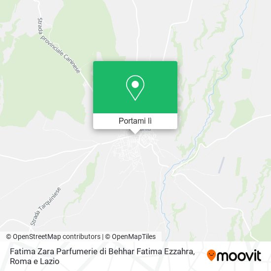 Mappa Fatima Zara Parfumerie di Behhar Fatima Ezzahra