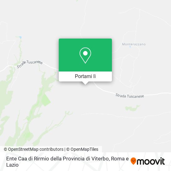 Mappa Ente Caa di Rirmio della Provincia di Viterbo