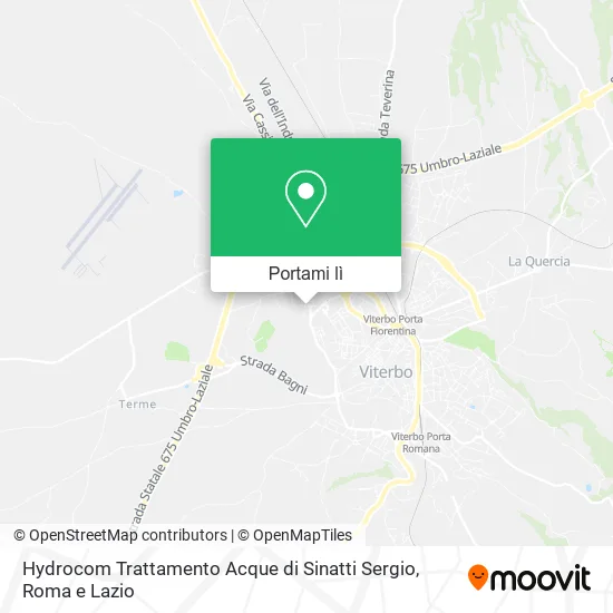 Mappa Hydrocom Trattamento Acque di Sinatti Sergio