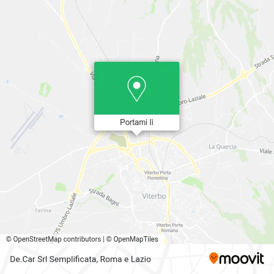 Mappa De.Car Srl Semplificata