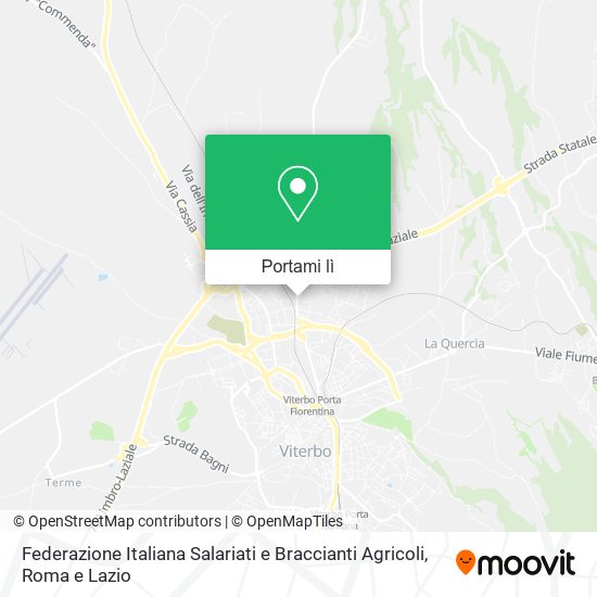 Mappa Federazione Italiana Salariati e Braccianti Agricoli