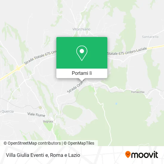 Mappa Villa Giulia Eventi e