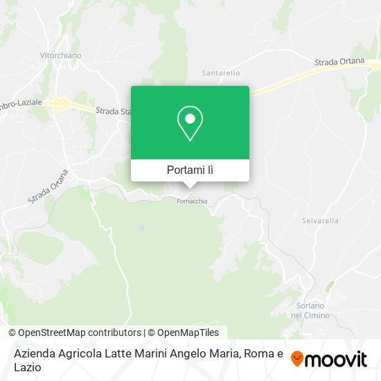 Mappa Azienda Agricola Latte Marini Angelo Maria