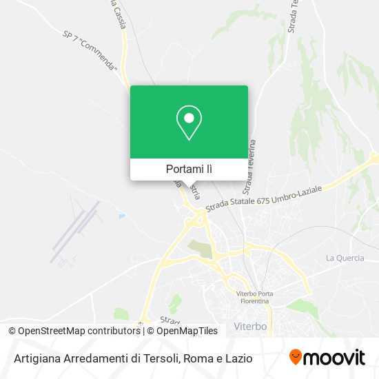 Mappa Artigiana Arredamenti di Tersoli