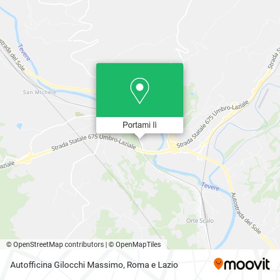 Mappa Autofficina Gilocchi Massimo