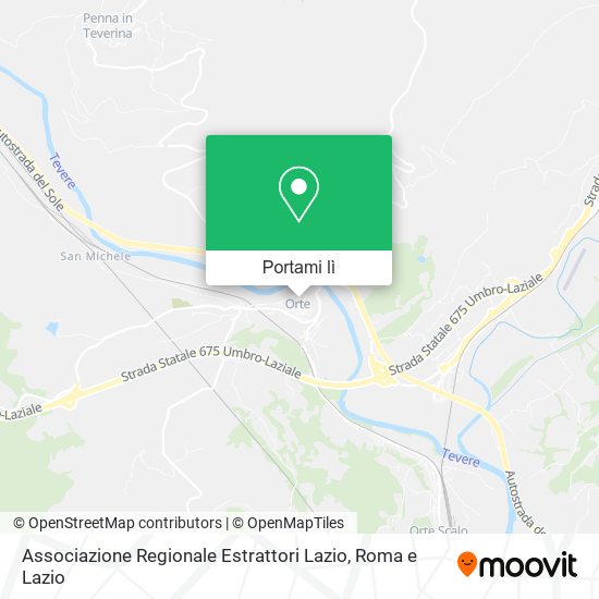 Mappa Associazione Regionale Estrattori Lazio