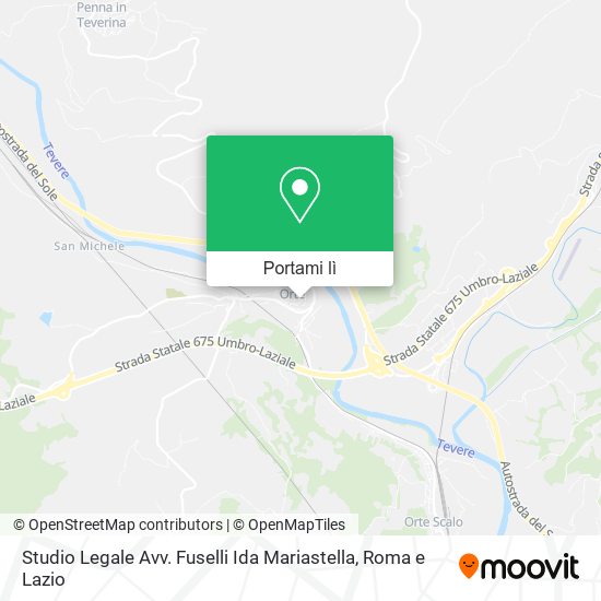 Mappa Studio Legale Avv. Fuselli Ida Mariastella