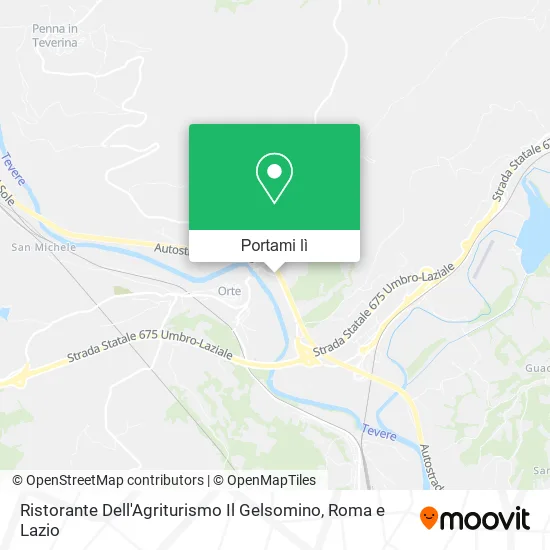 Mappa Ristorante Dell'Agriturismo Il Gelsomino