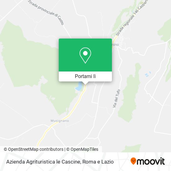 Mappa Azienda Agrituristica le Cascine
