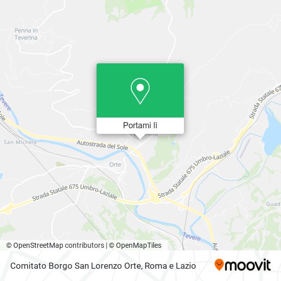 Mappa Comitato Borgo San Lorenzo Orte