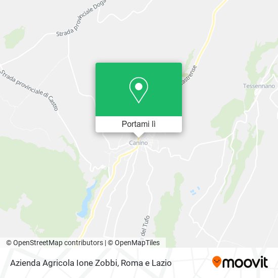 Mappa Azienda Agricola Ione Zobbi