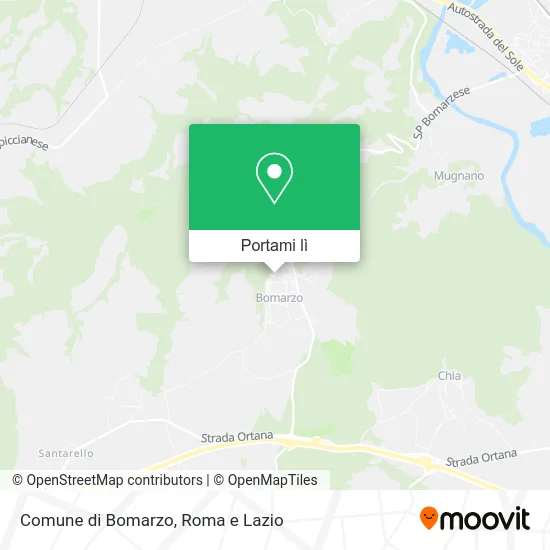Mappa Comune di Bomarzo