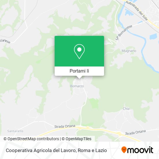 Mappa Cooperativa Agricola del Lavoro